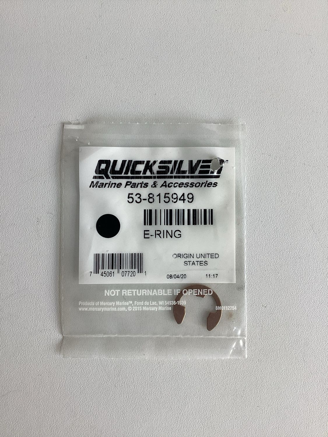 Quicksilver 815949 E-Ring