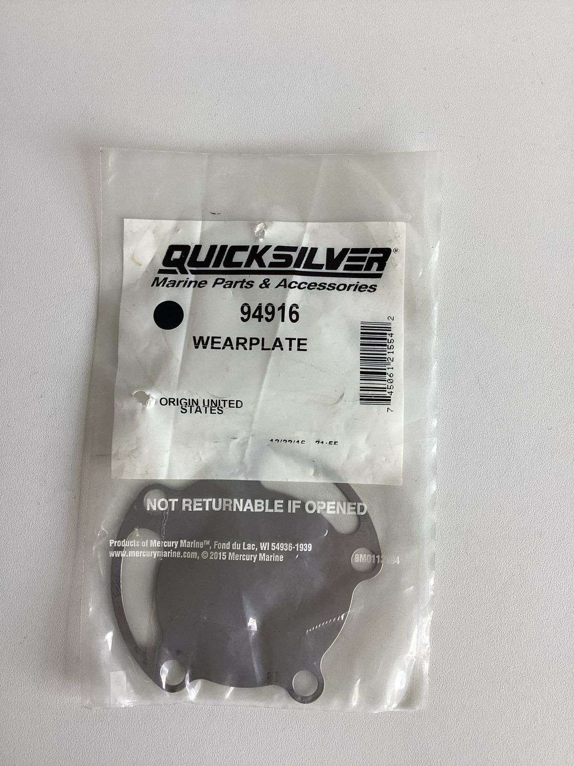 Quicksilver 94916 Wearplate