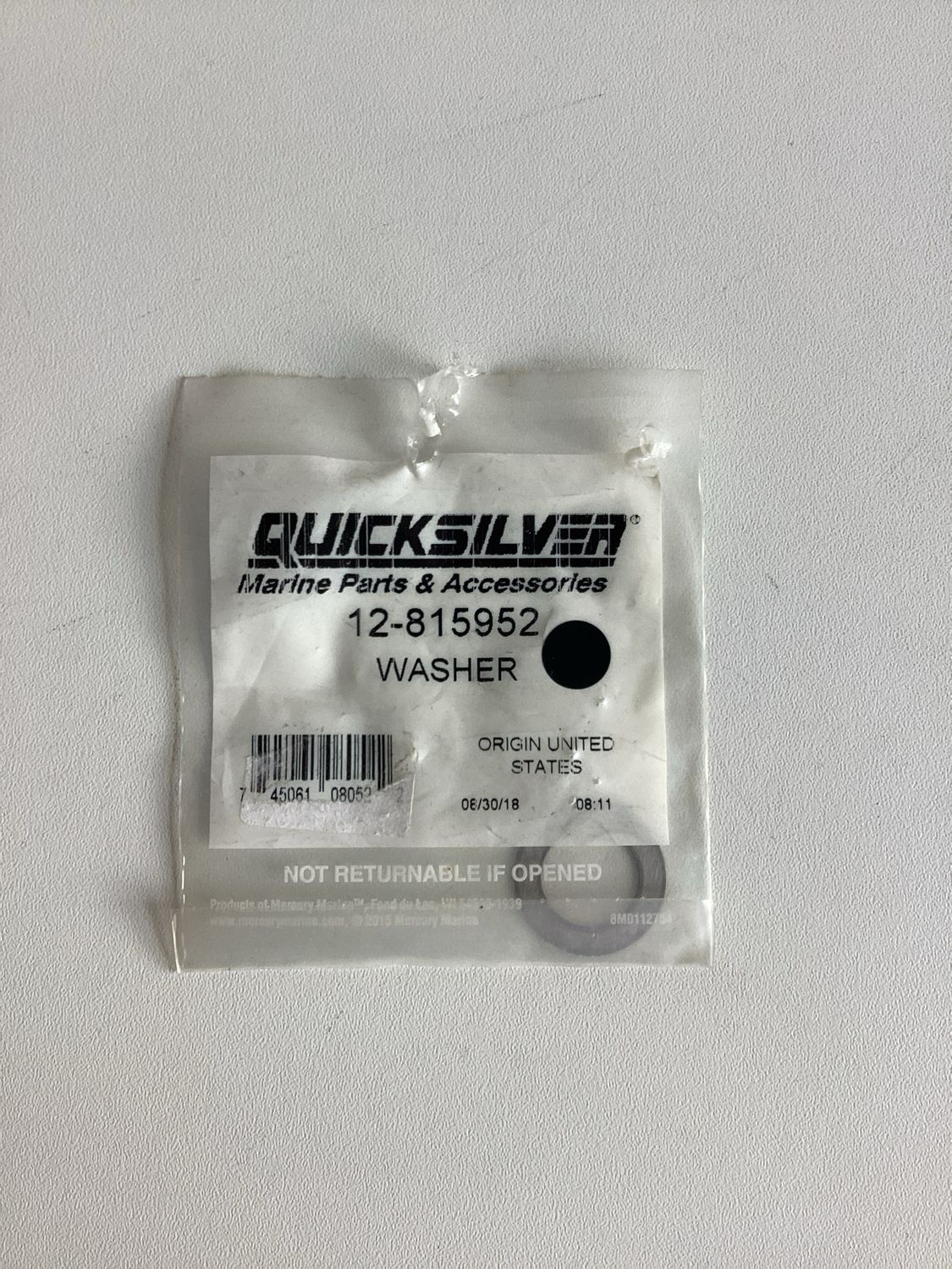 Quicksilver 815952 Washer