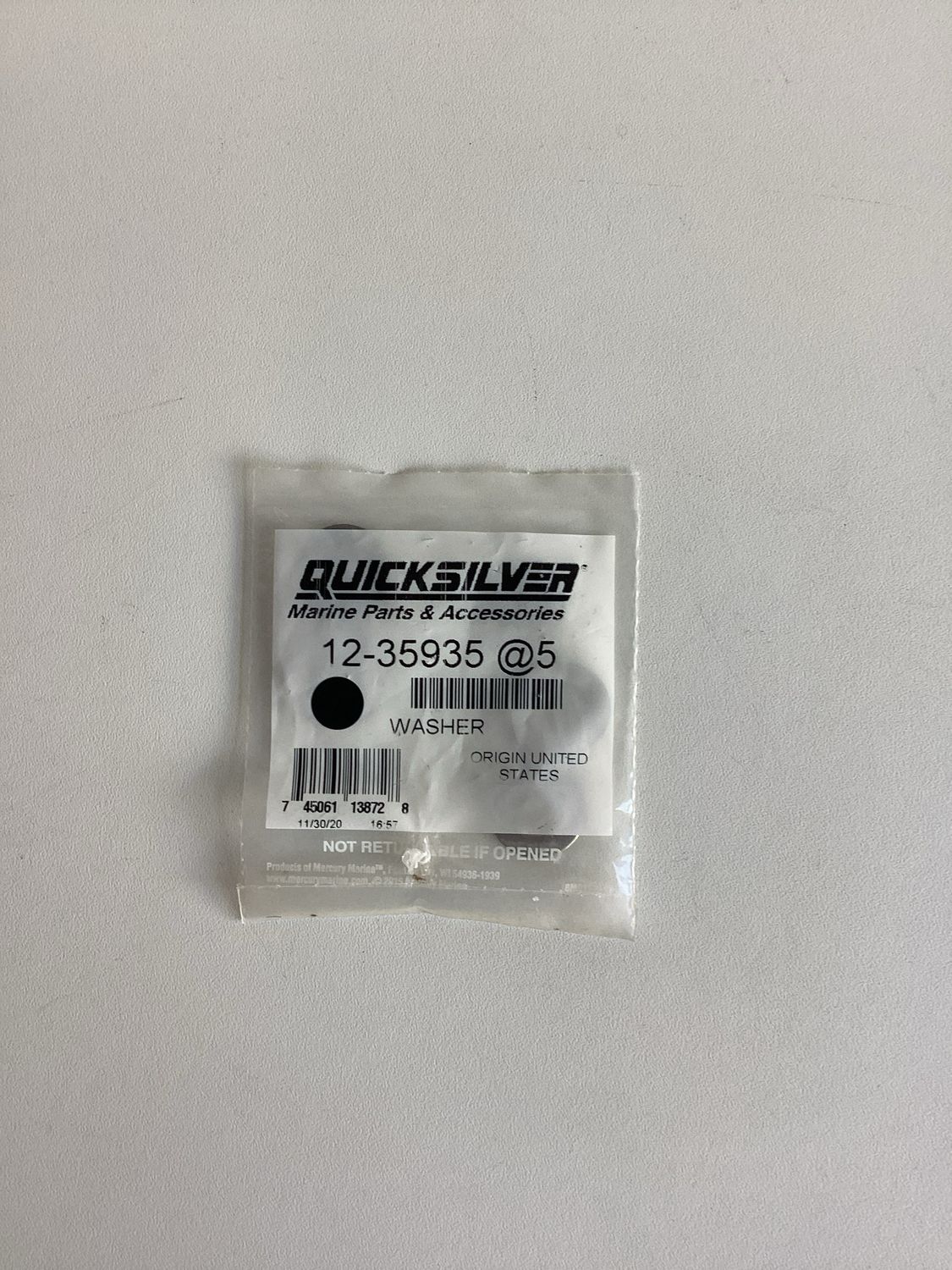 Quicksilver 35935 Washer (VPE 5Stk.)