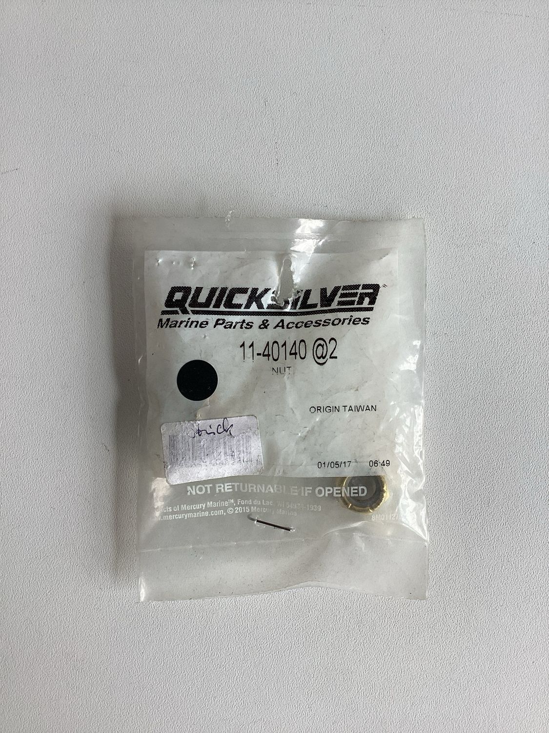 Quicksilver 40140 Nut (VPE 2Stk.)