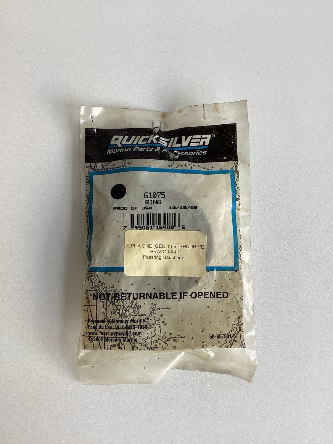 Quicksilver 61075 Ring