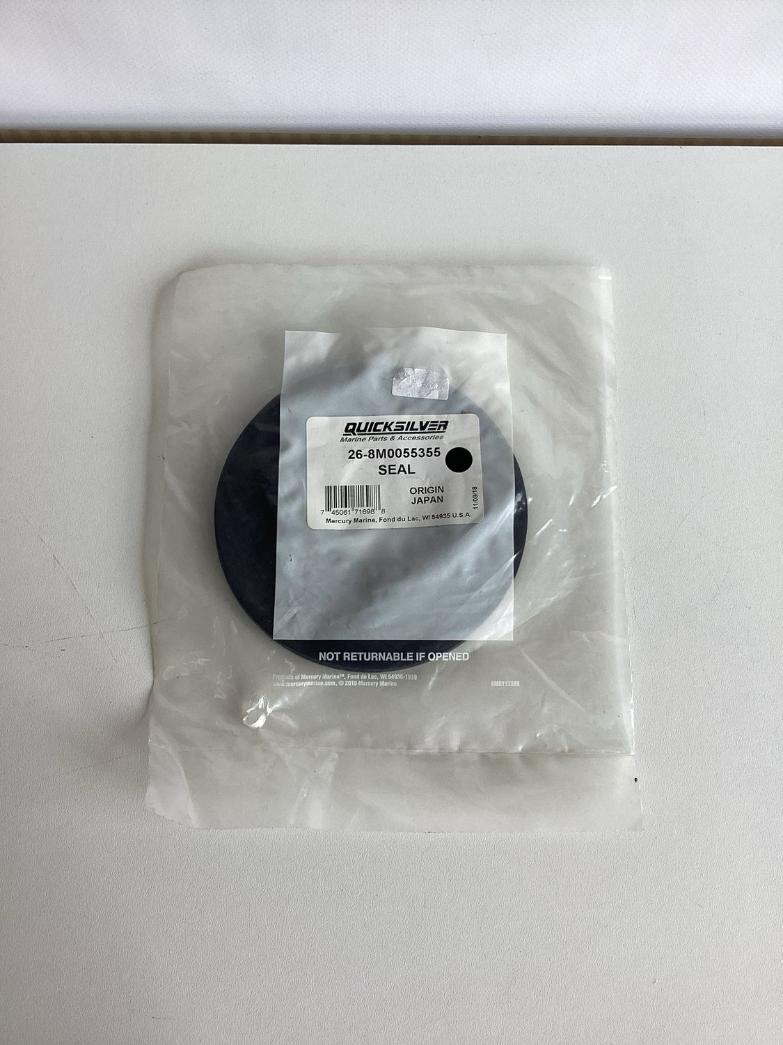 Quicksilver 8M0055355 Seal