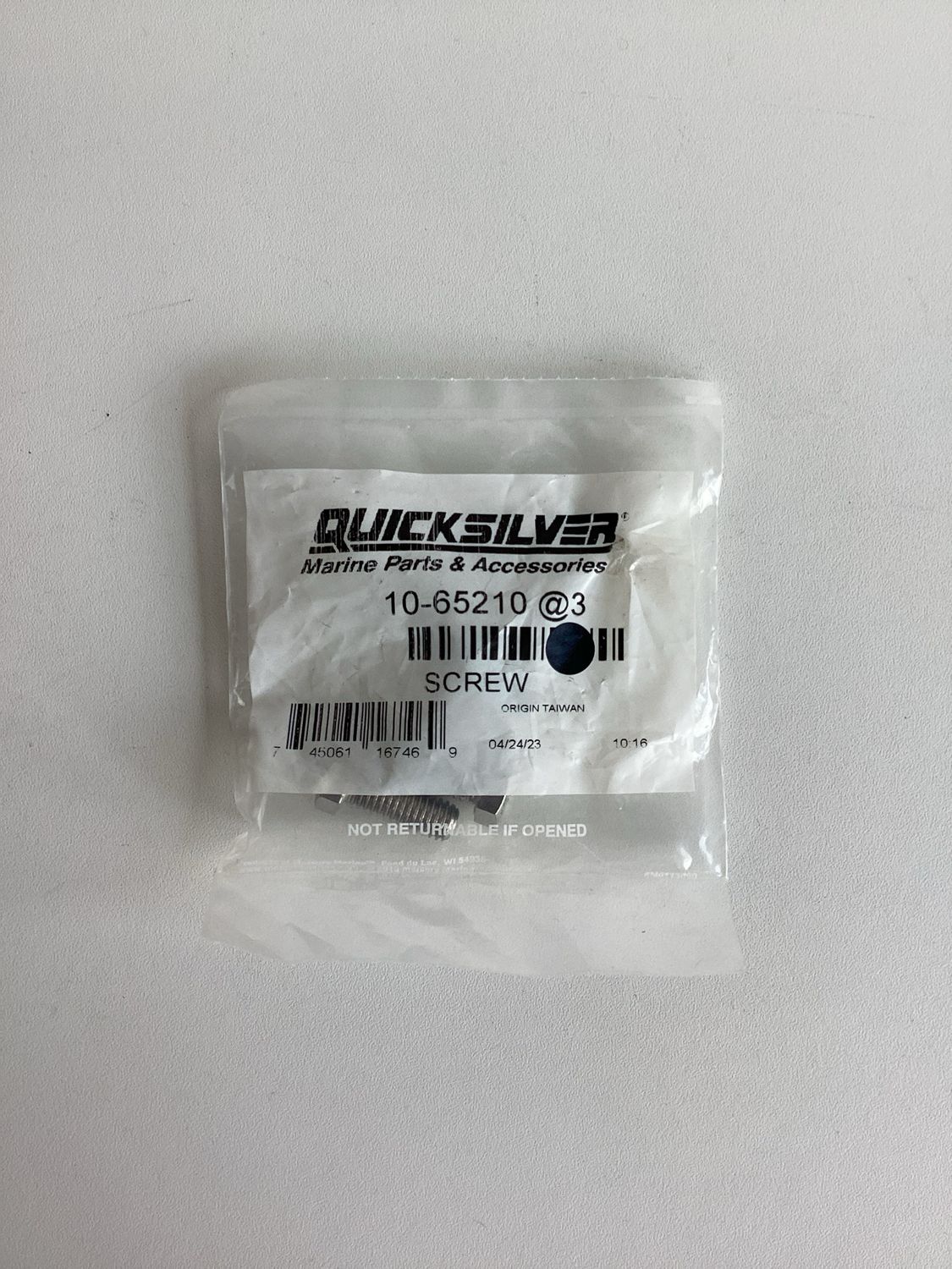 QuickSilver 65210 Screw (VPE 3Stk.)