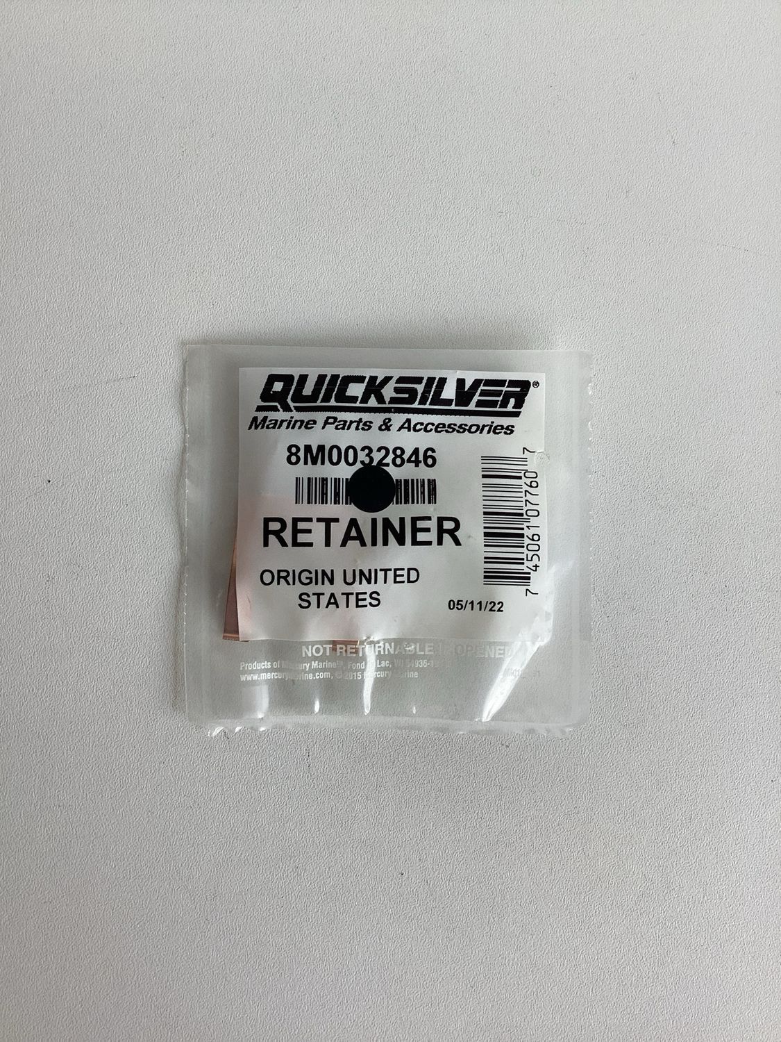 Quicksilver 8M0032846 Retainer