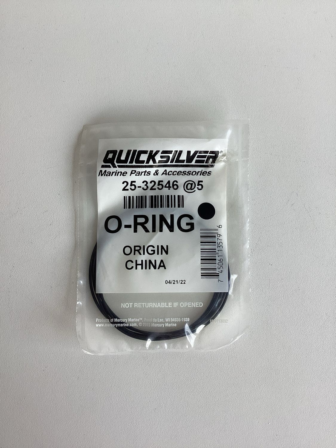 Quicksilver 32546 O-Ring (VPE 5Stk.)