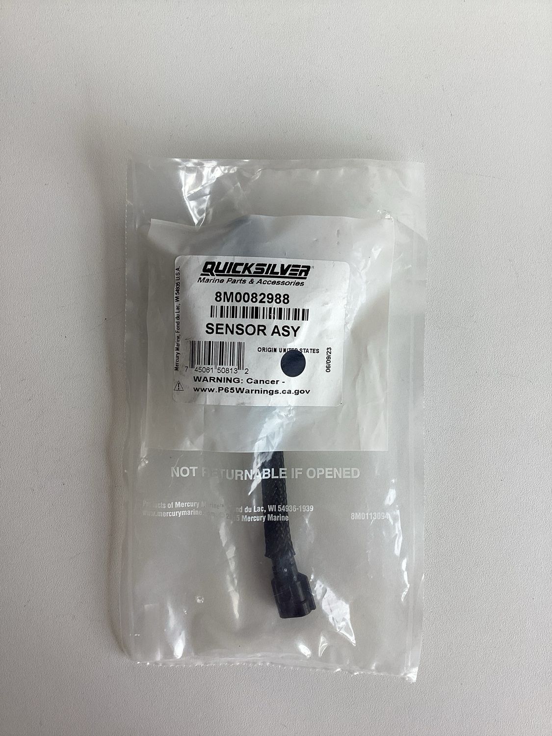 Quicksilver 8M0082988 Sensor Asy
