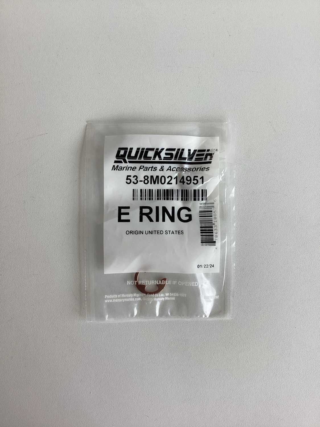 Quicksilver 8M0214951 E-Ring