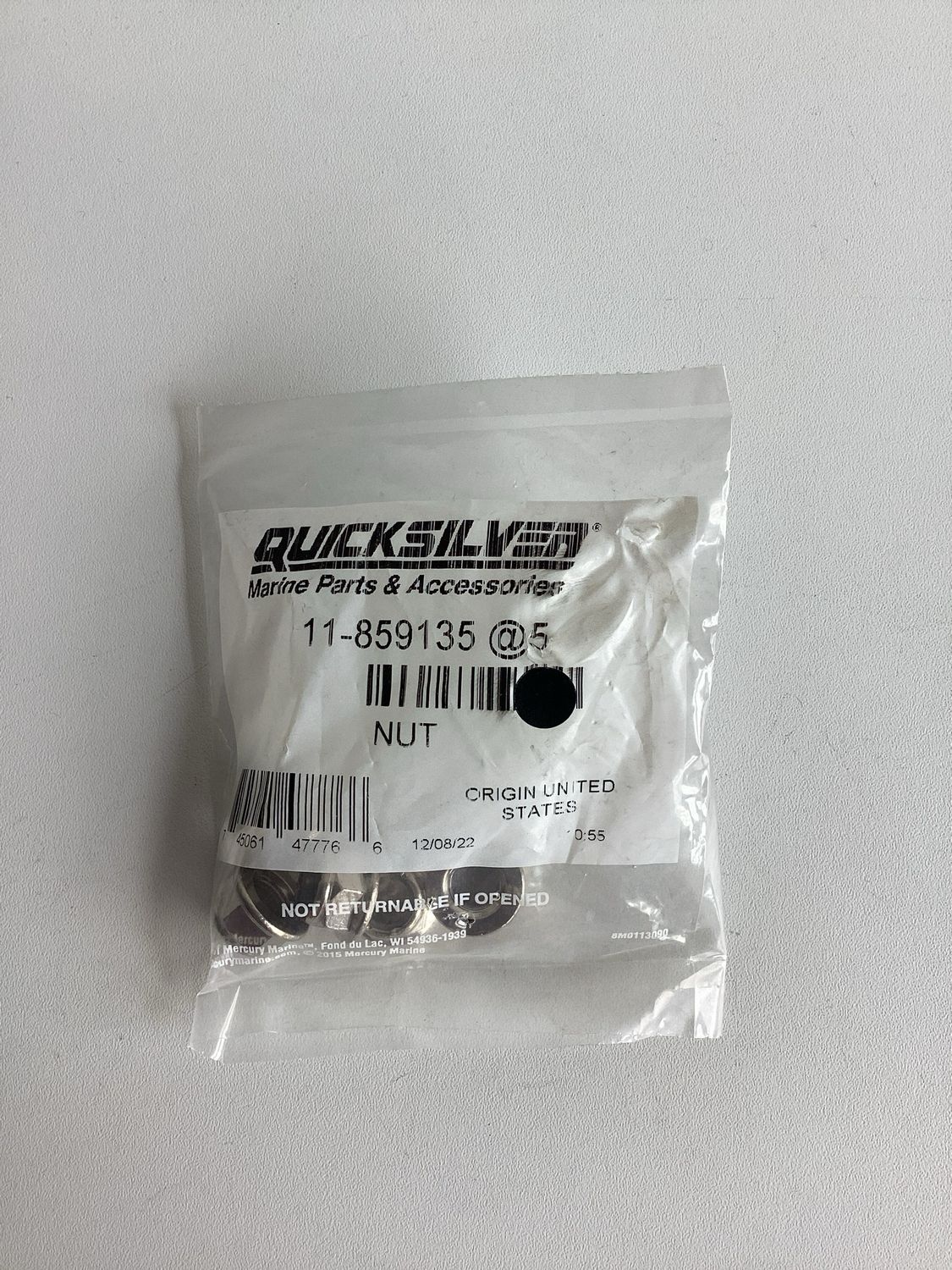Quicksilver 859135 Nut (VPE 5Stk.)