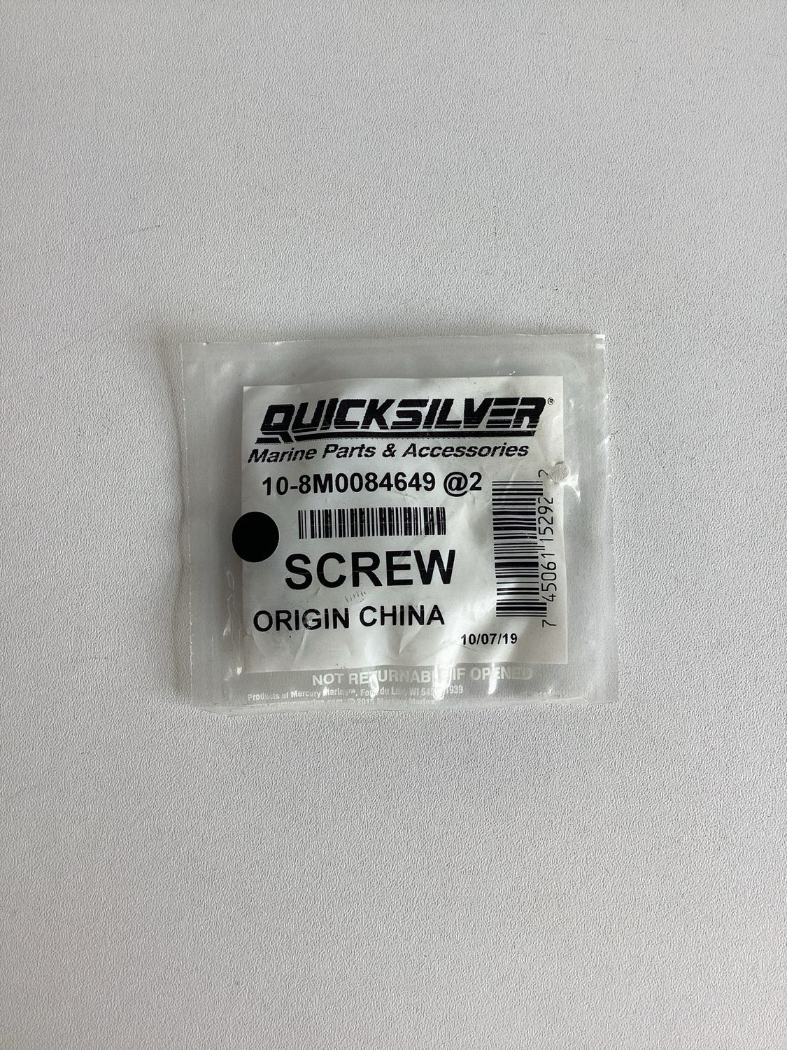 Quicksilver 8M0084649 Screw (VPE 2Stk.)