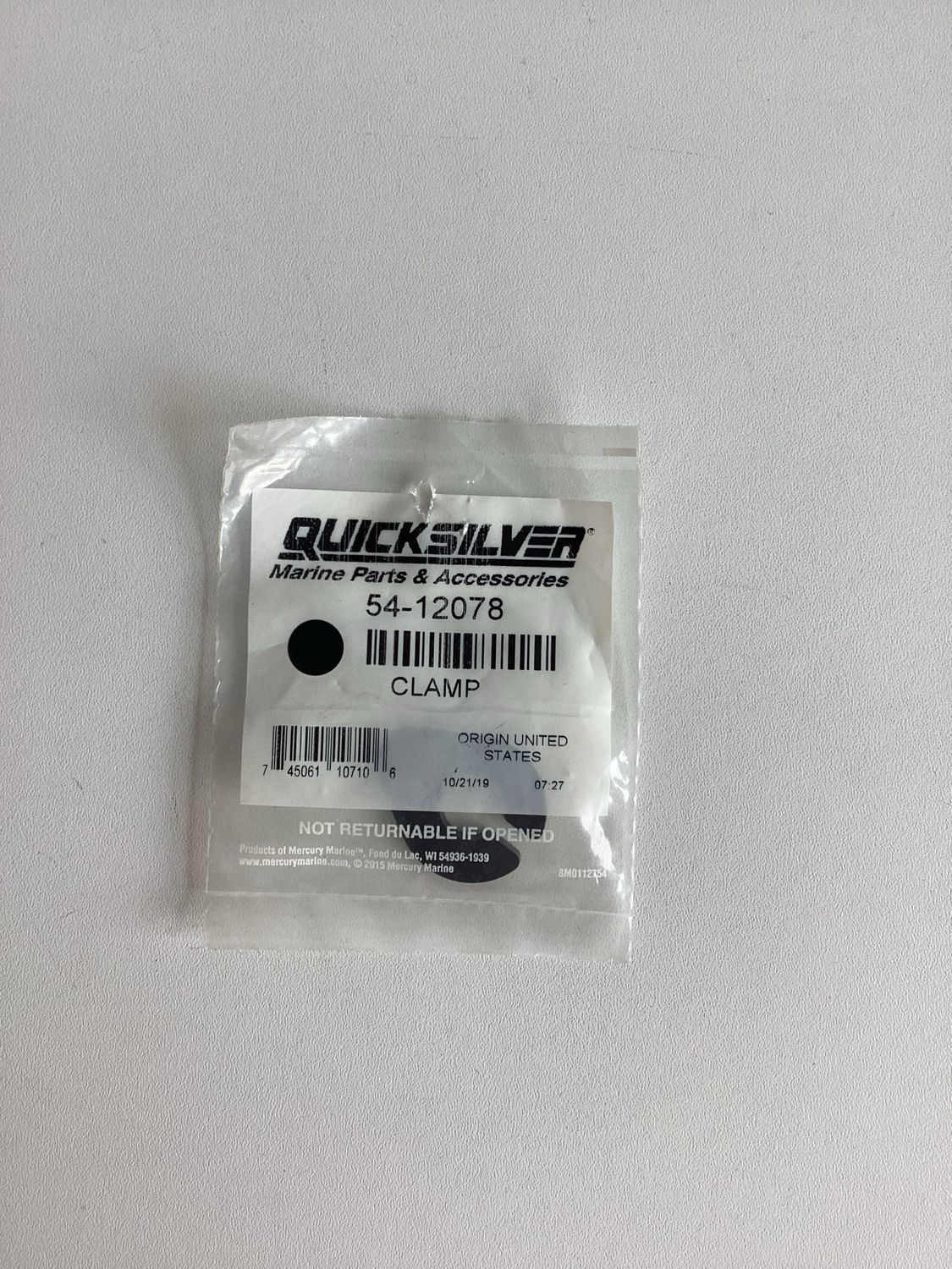 Quicksilver 12078 Clamp