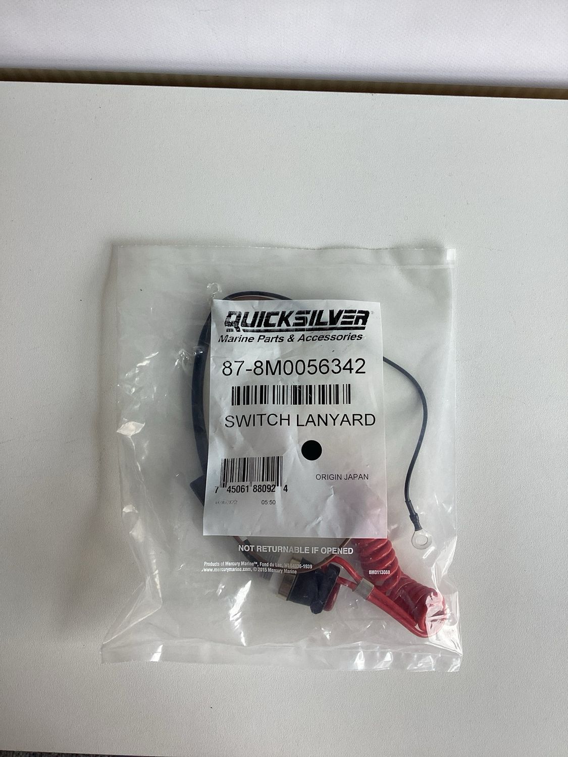 Quicksilver 8M0056342 Switch Lanyard