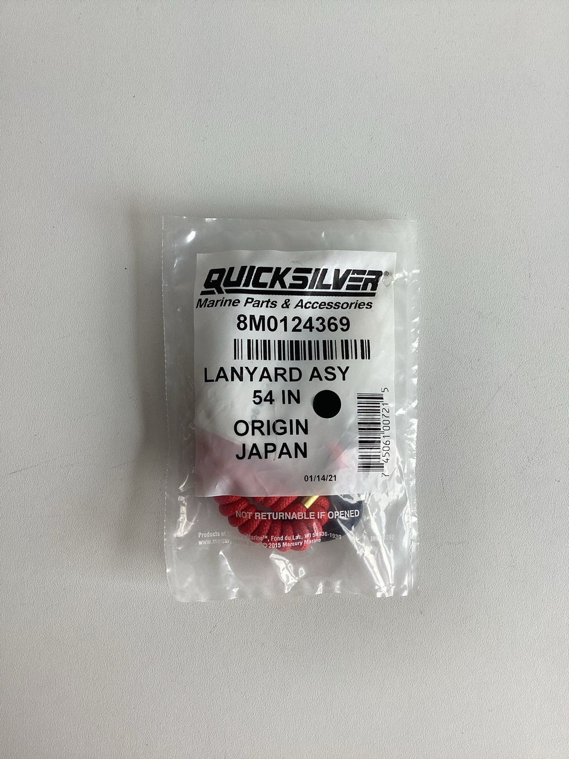 Quicksilver 8M0124369 Lanyard Asy