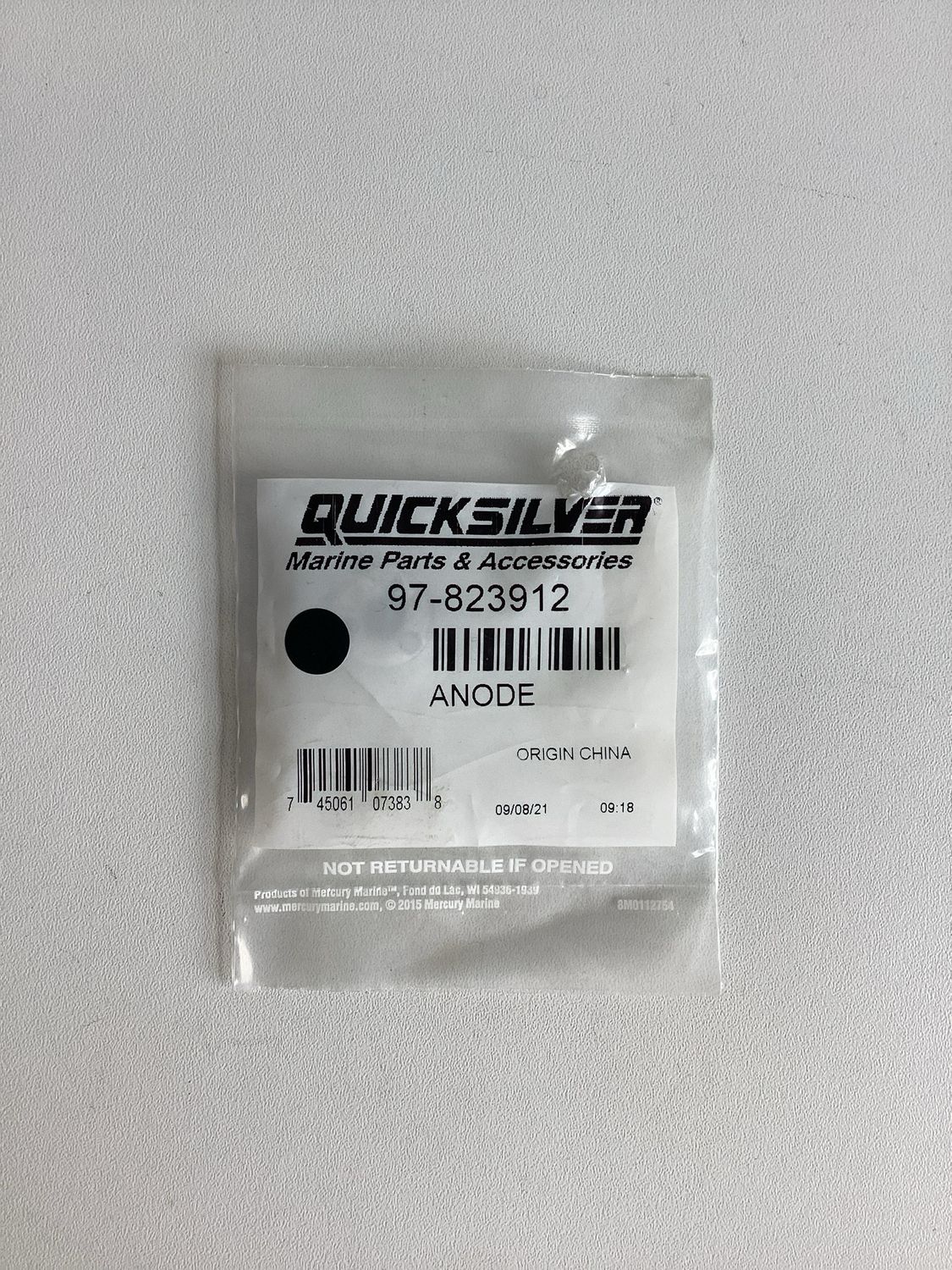 Quicksilver 823912 Anode