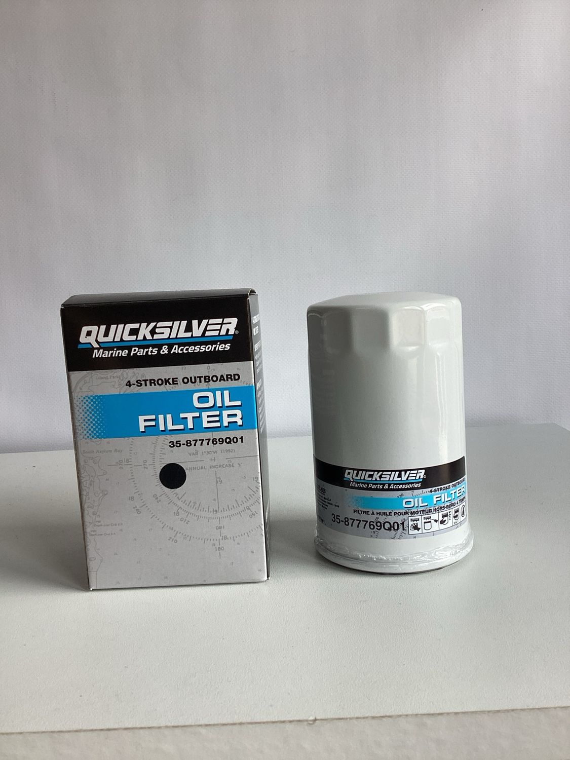 Quicksilver 877769Q01 4-Stroke Outboard Oil Filter