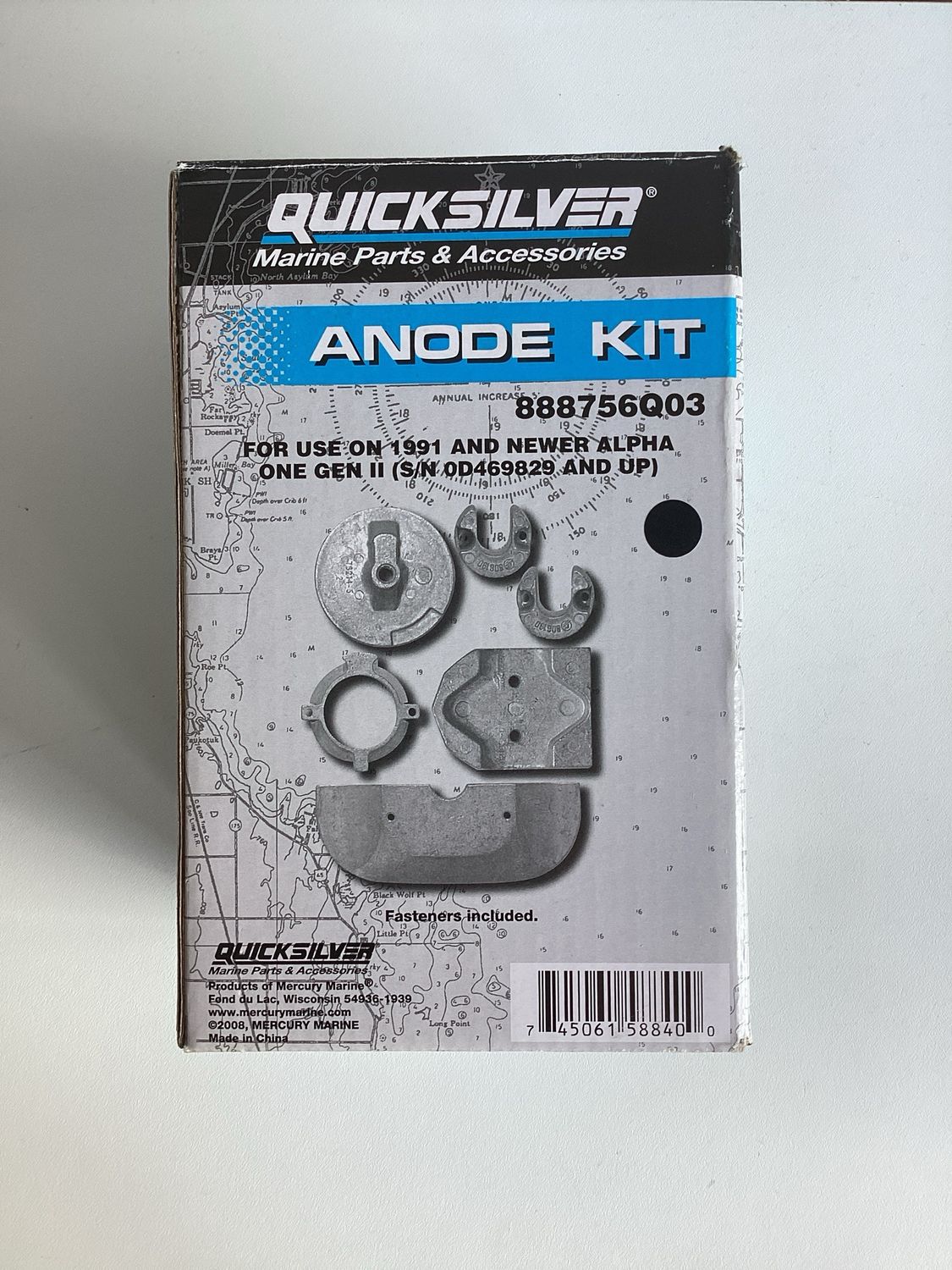 Quicksilver 888756Q03 Anode Kit