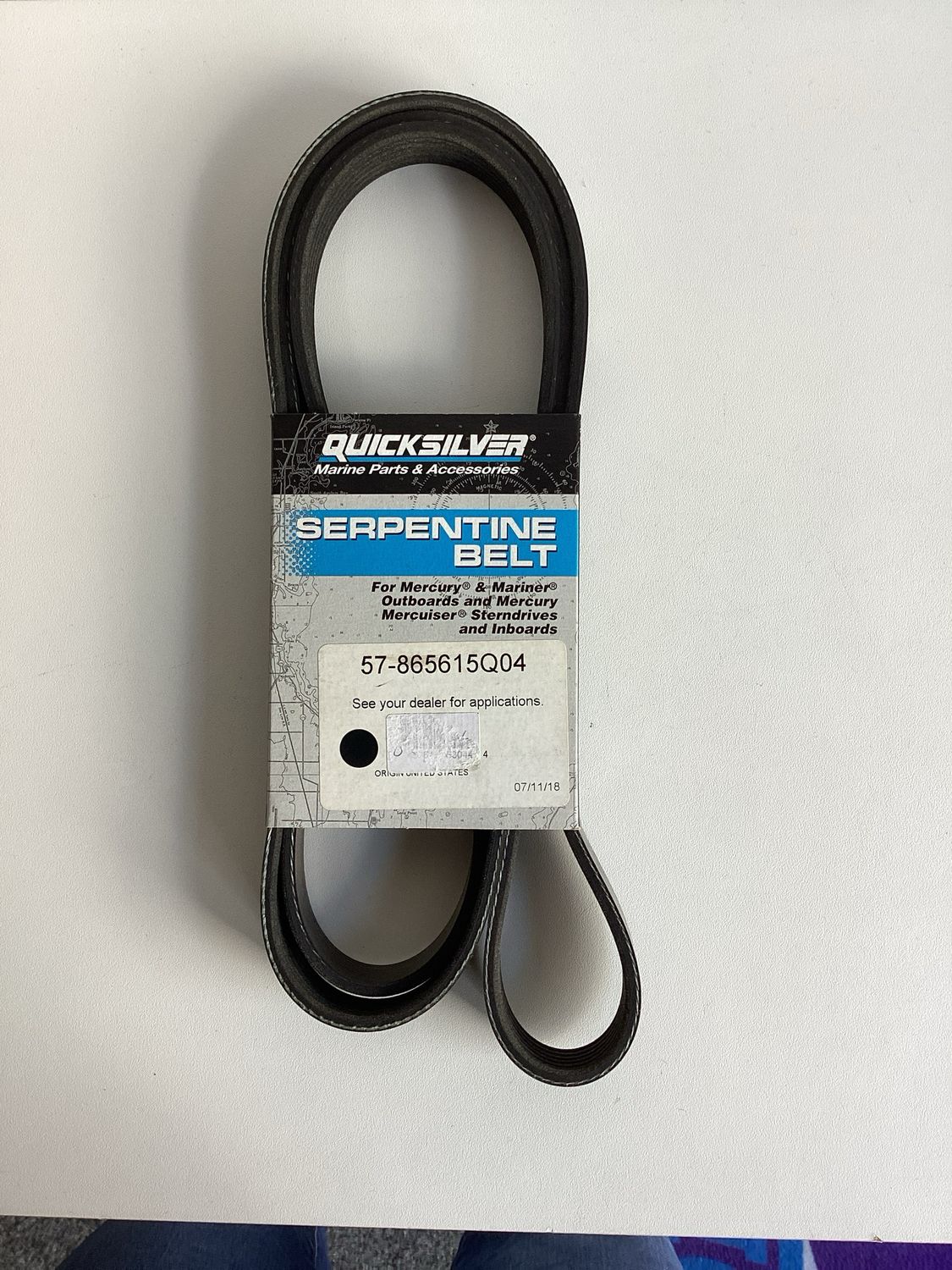 Quicksilver 865615Q04 Serpentine Belt