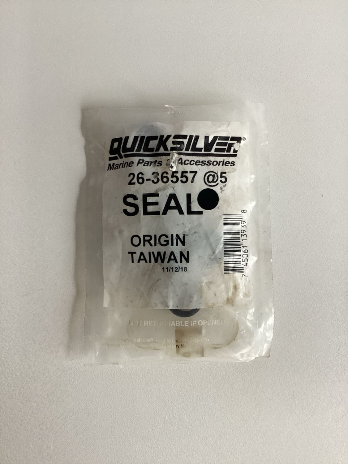 Quicksilver 36557 Seal (VPE 5Stk.)