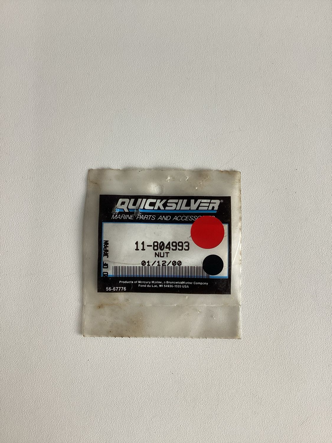 Quicksilver 804993 Nut