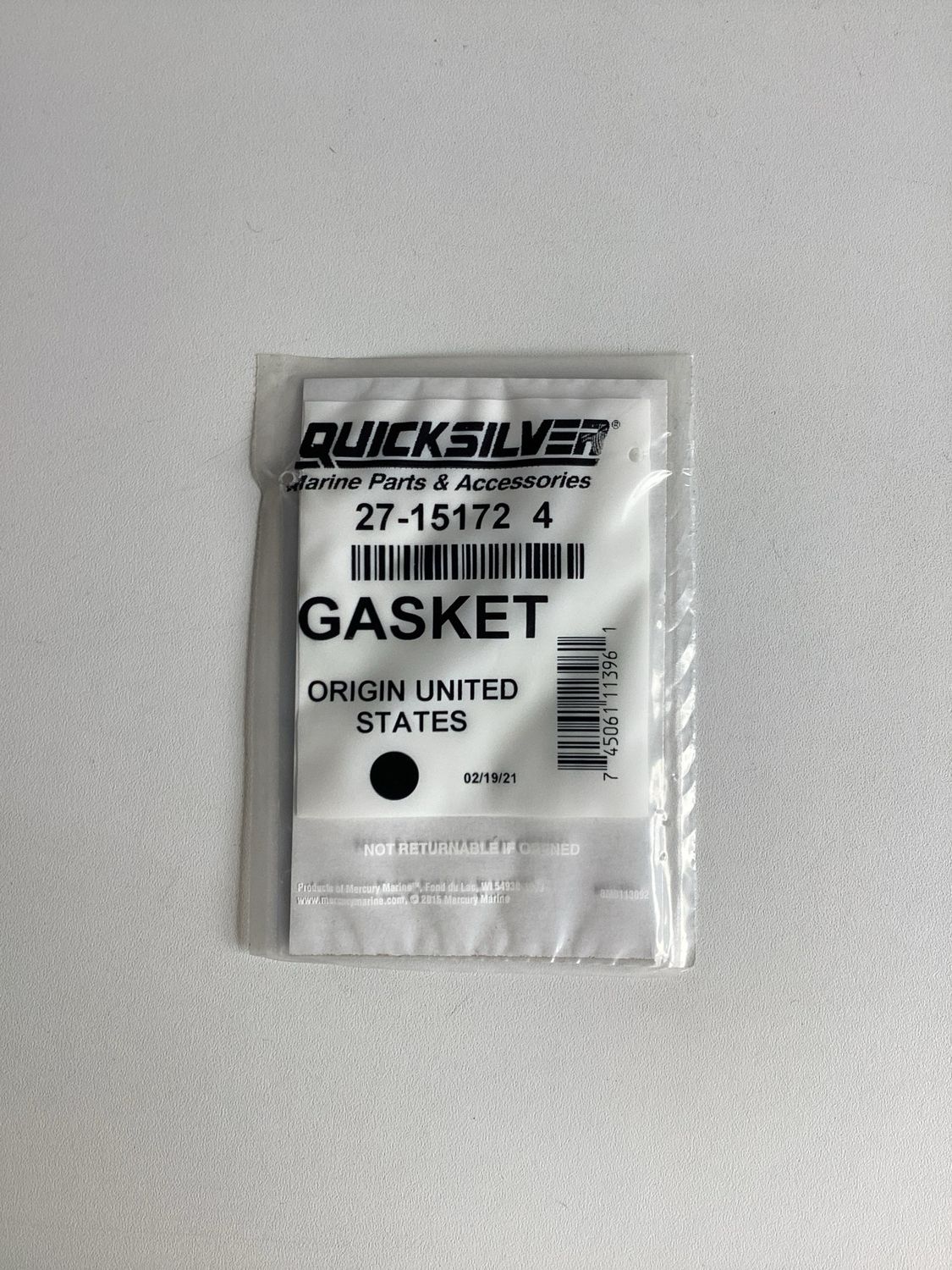 Quicksilver 151724 Gasket