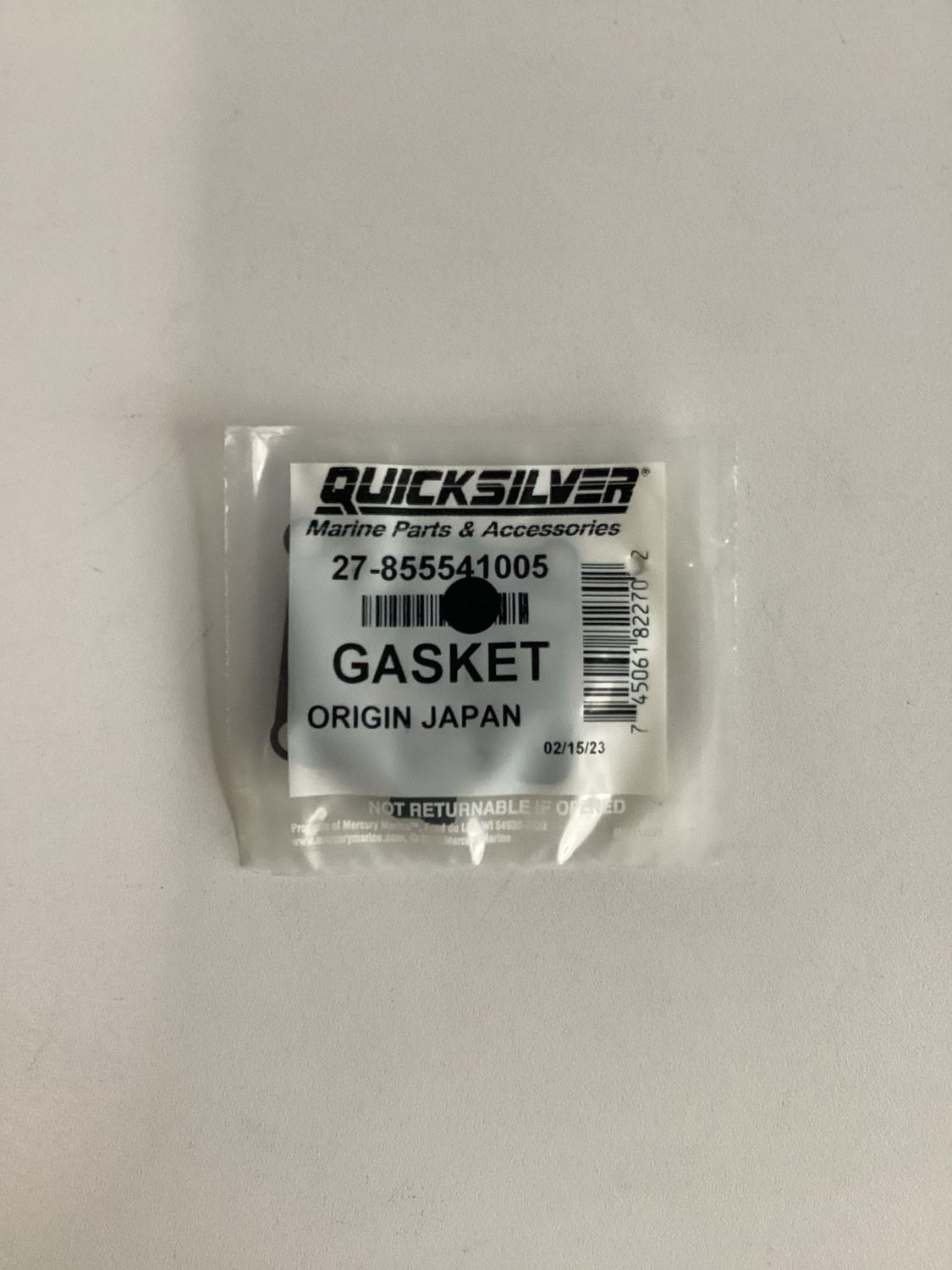 Quicksilver 855541005 Gasket