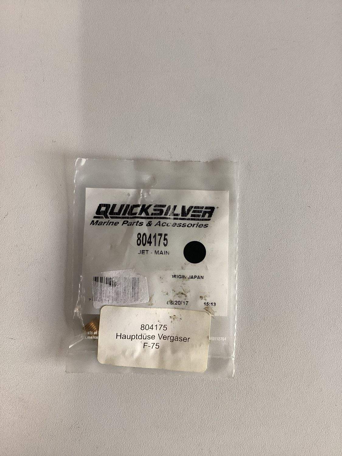 Quicksilver 804175 Jet-Main