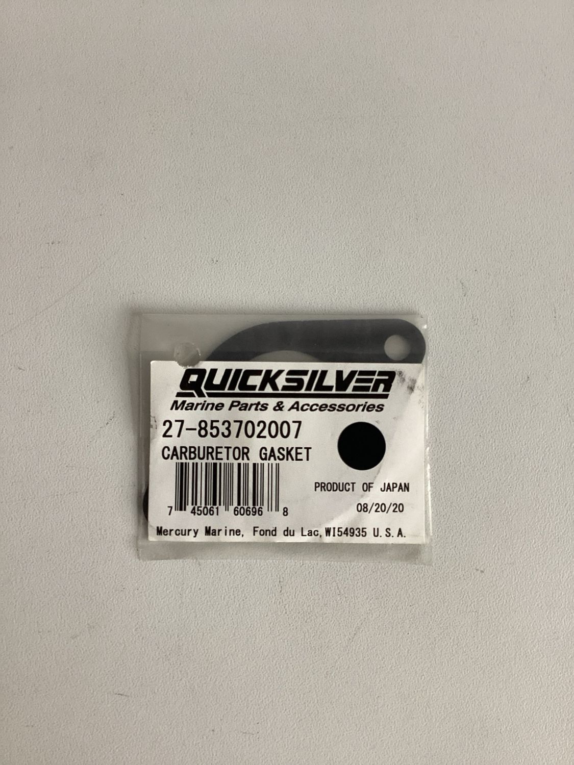 Quicksilver 853702007 Carburetor Gasket