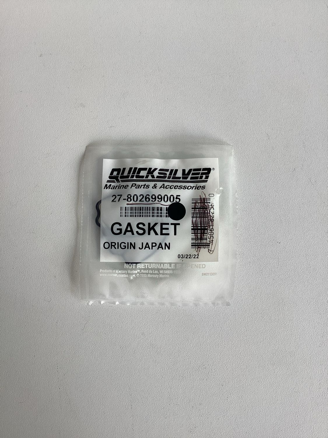 Quicksilver 802699005 Gasket