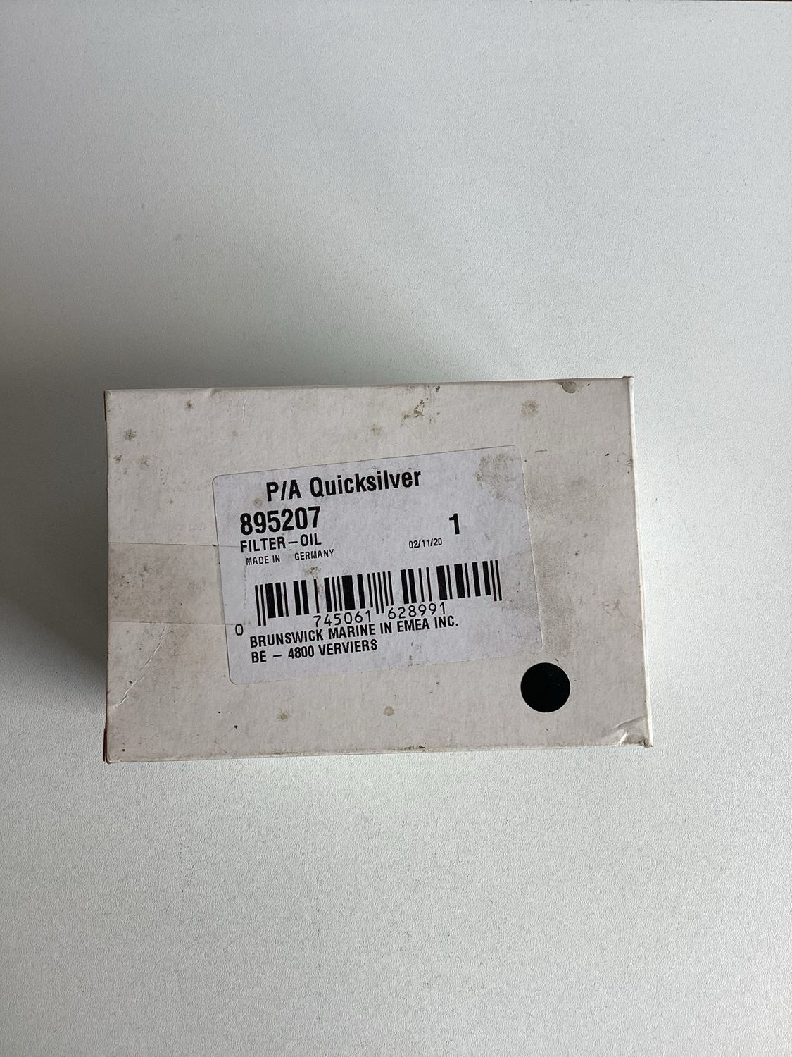 Quicksilver 895207 Filter Oil
