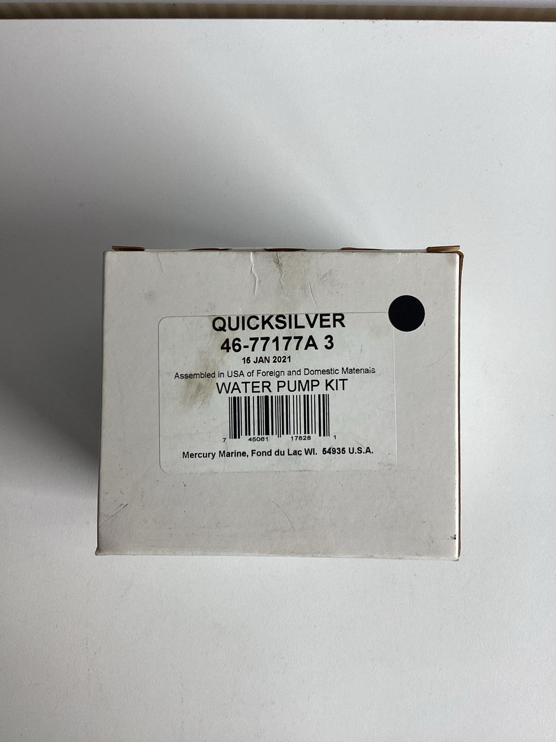 Quicksilver 77177A3 Water Pump Kit