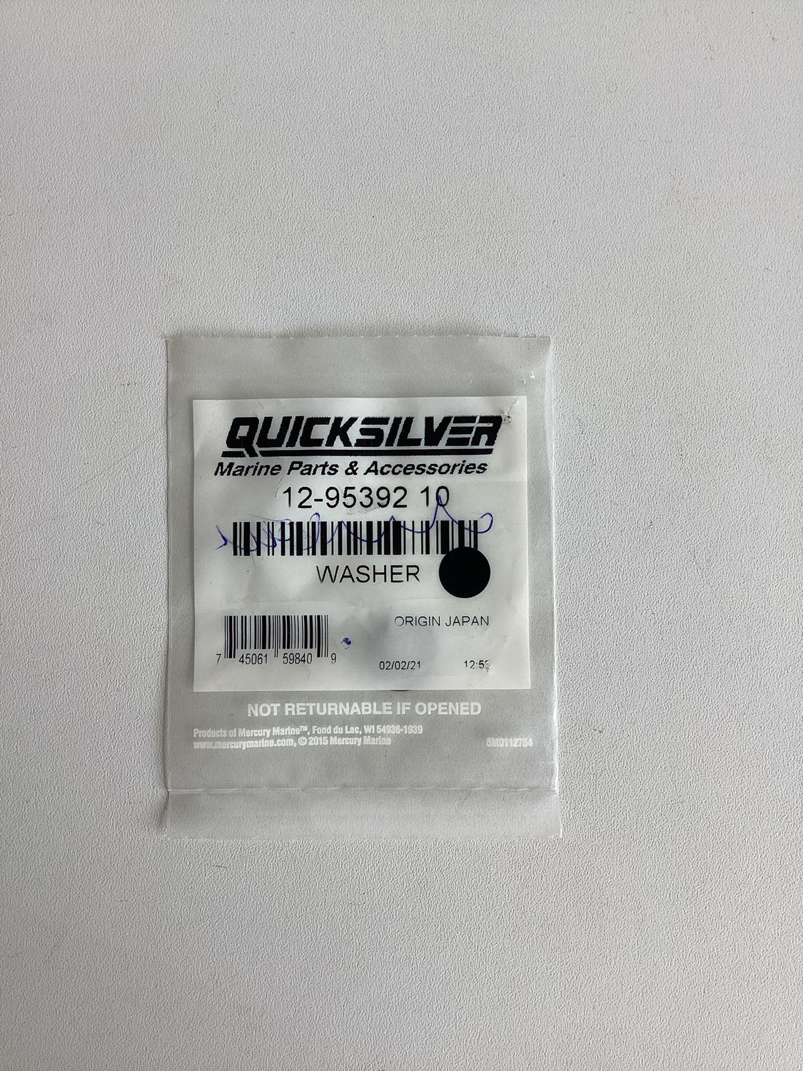 Quicksilver 9539210 Washer