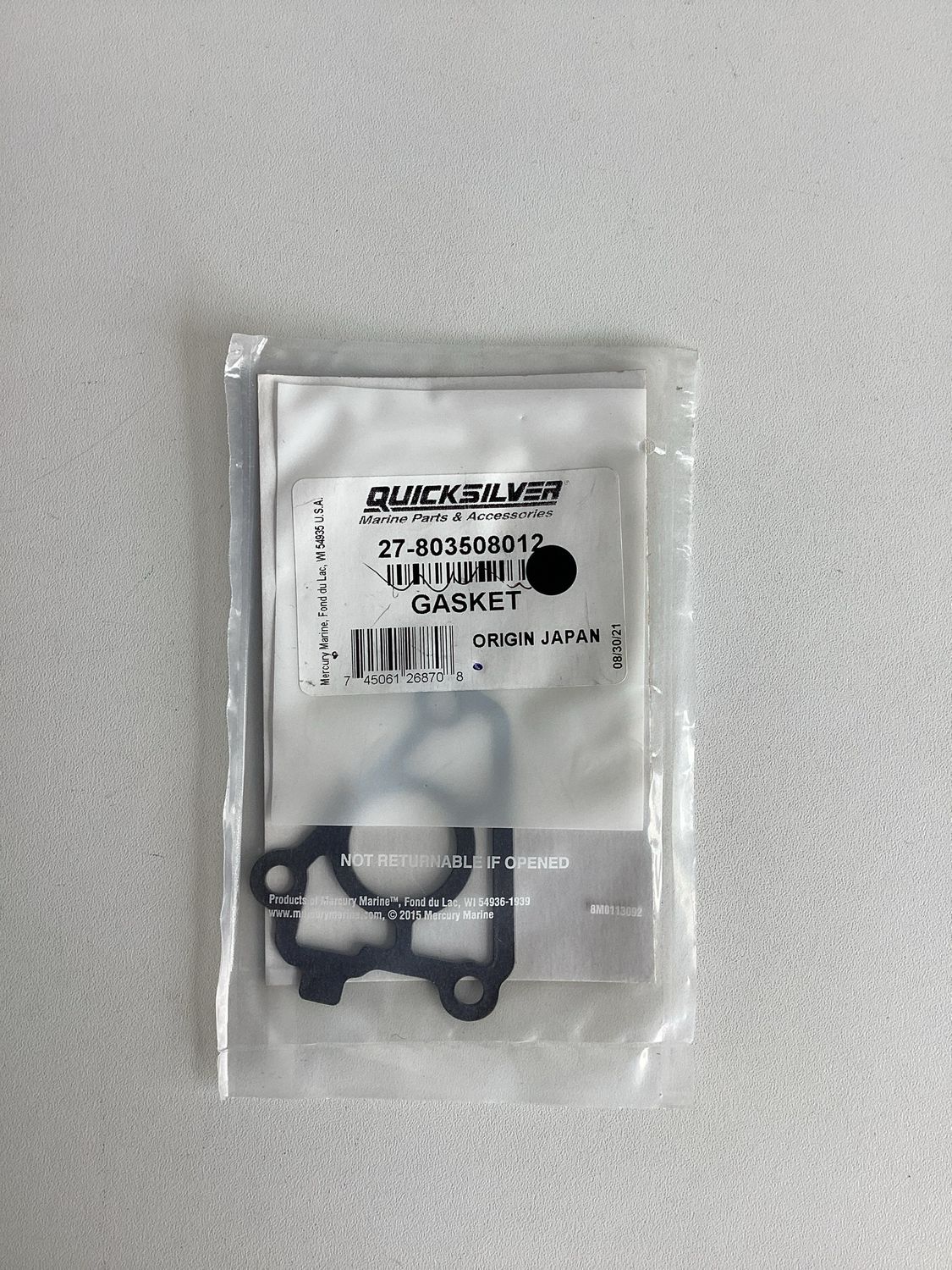 Quicksilver 803508012 Gasket
