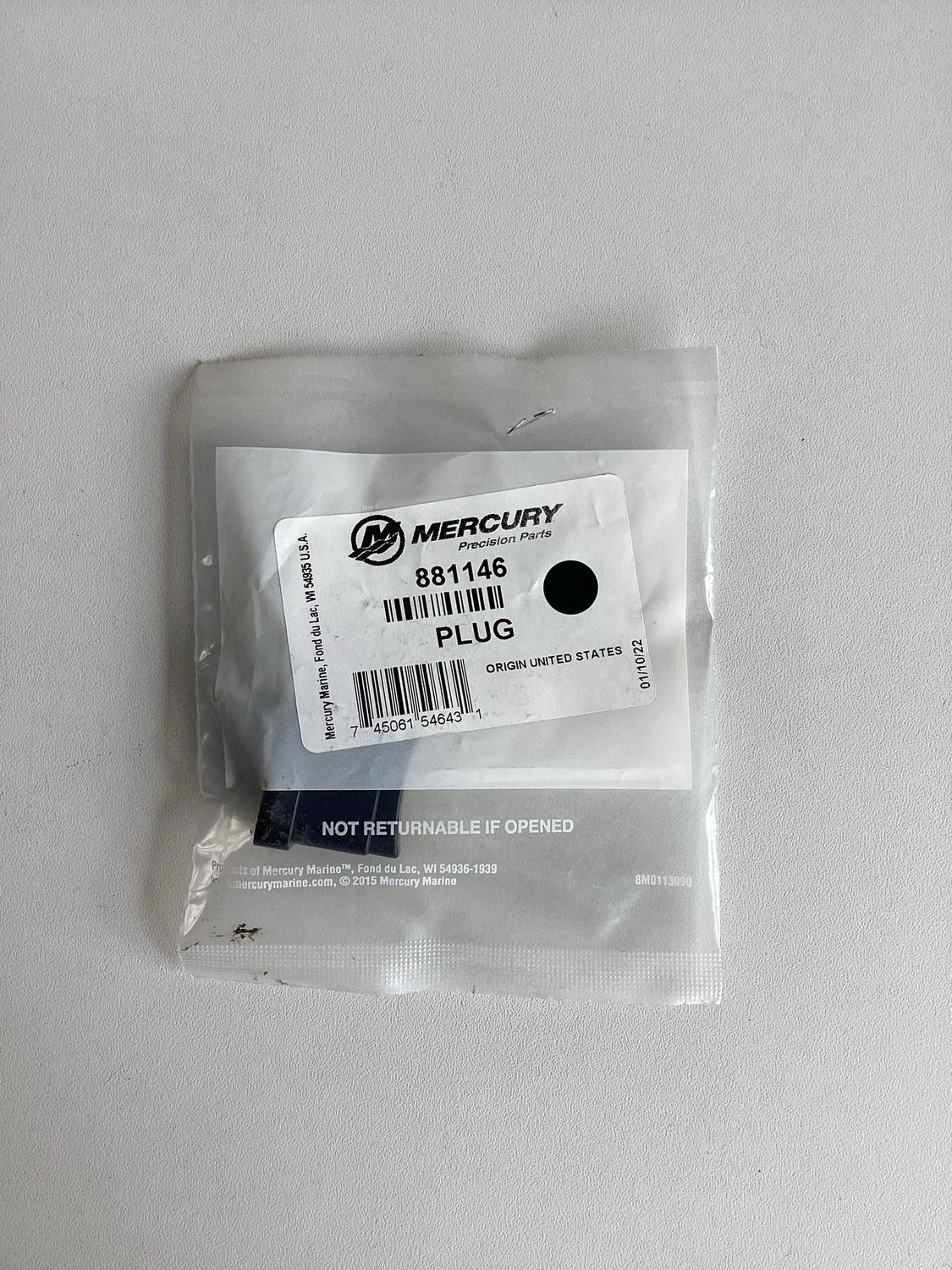 Mercury 881146 Plug