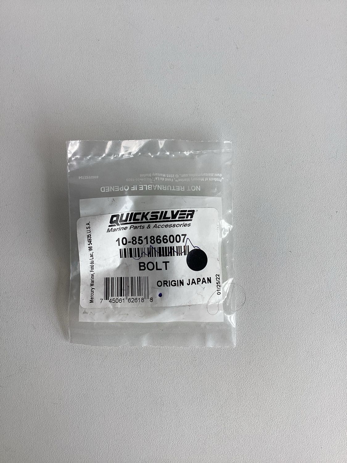 Quicksilver 851866007 Bolt