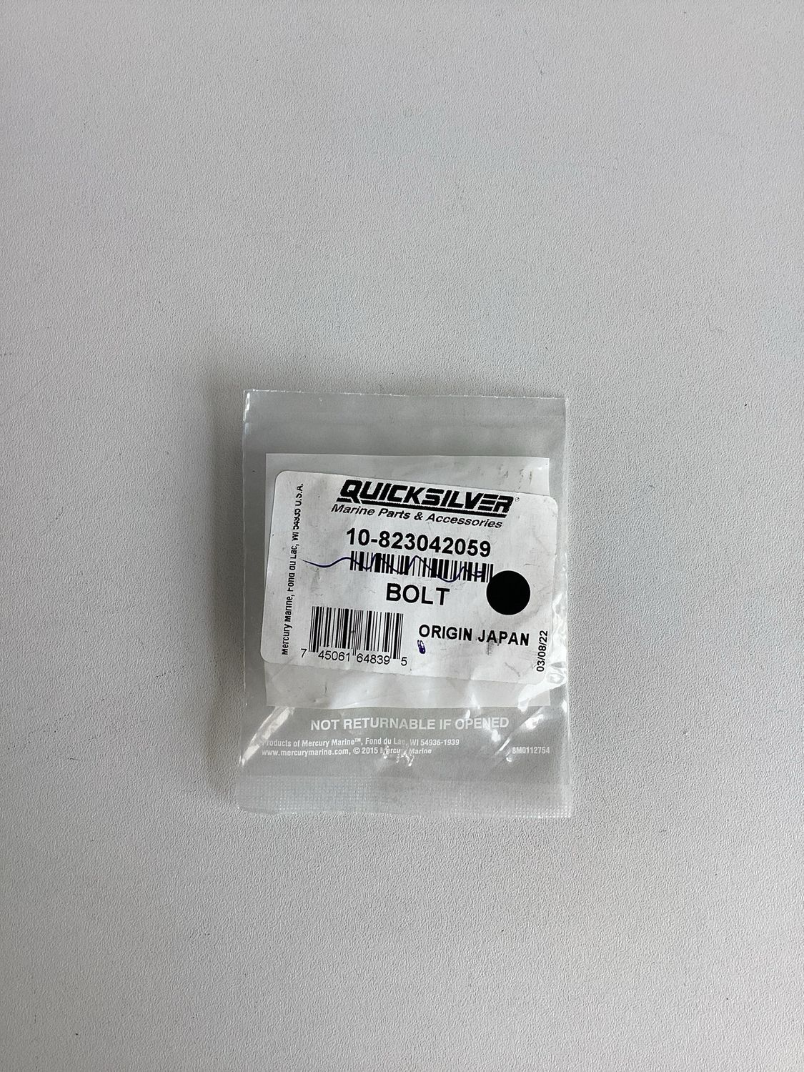 Quicksilver 823042059 Bolt