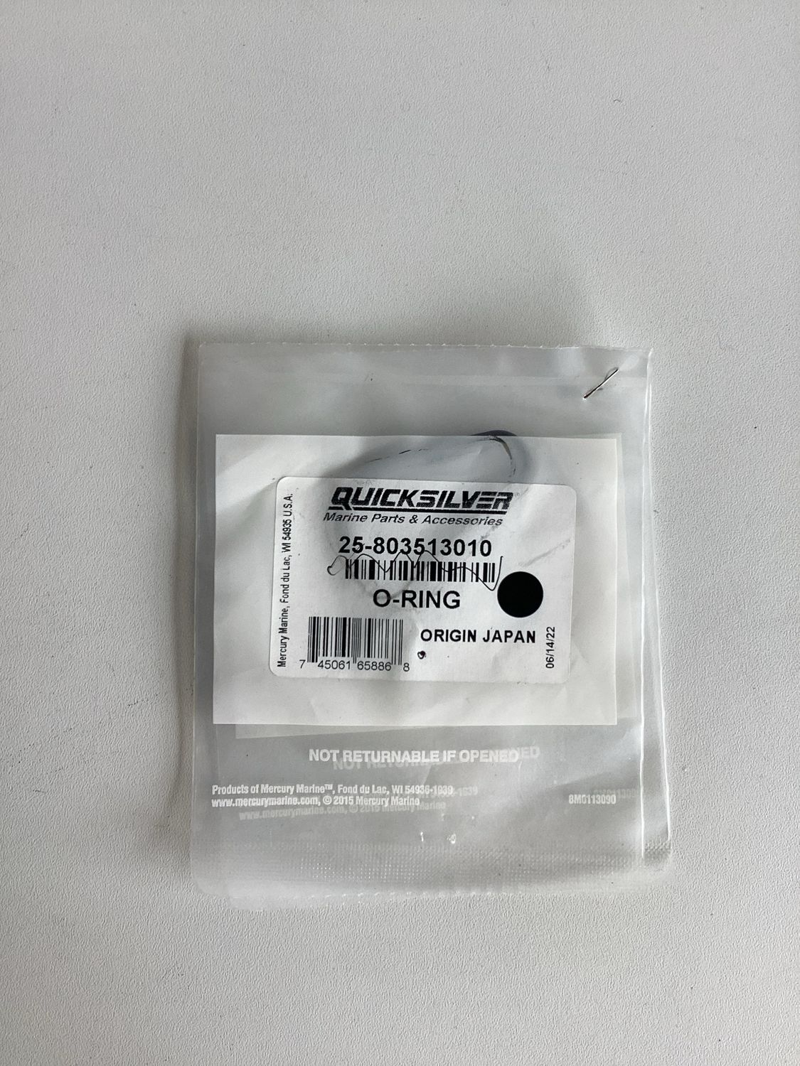 Quicksilver 803513010 O-Ring