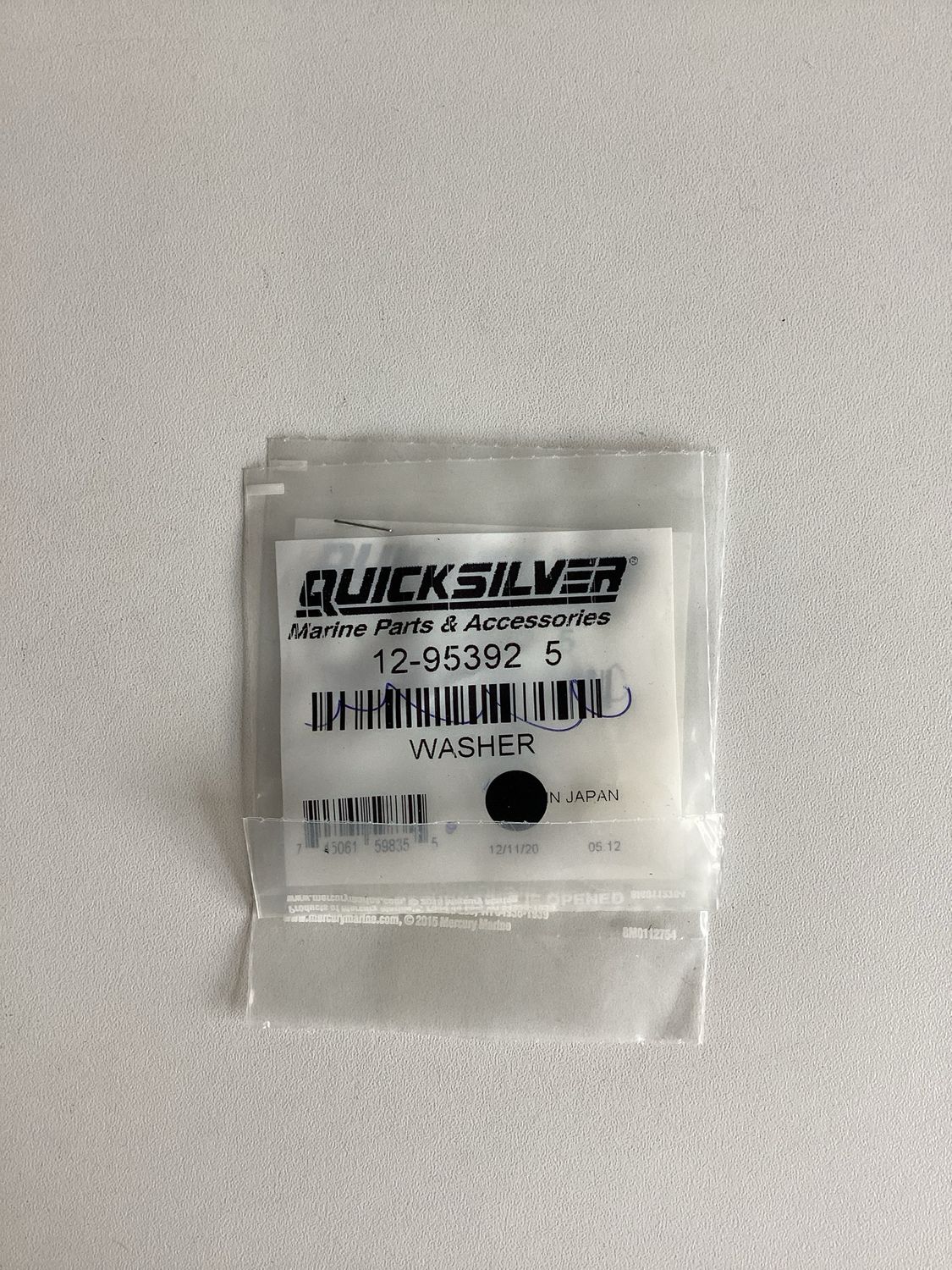 Quicksilver 953925 Washer