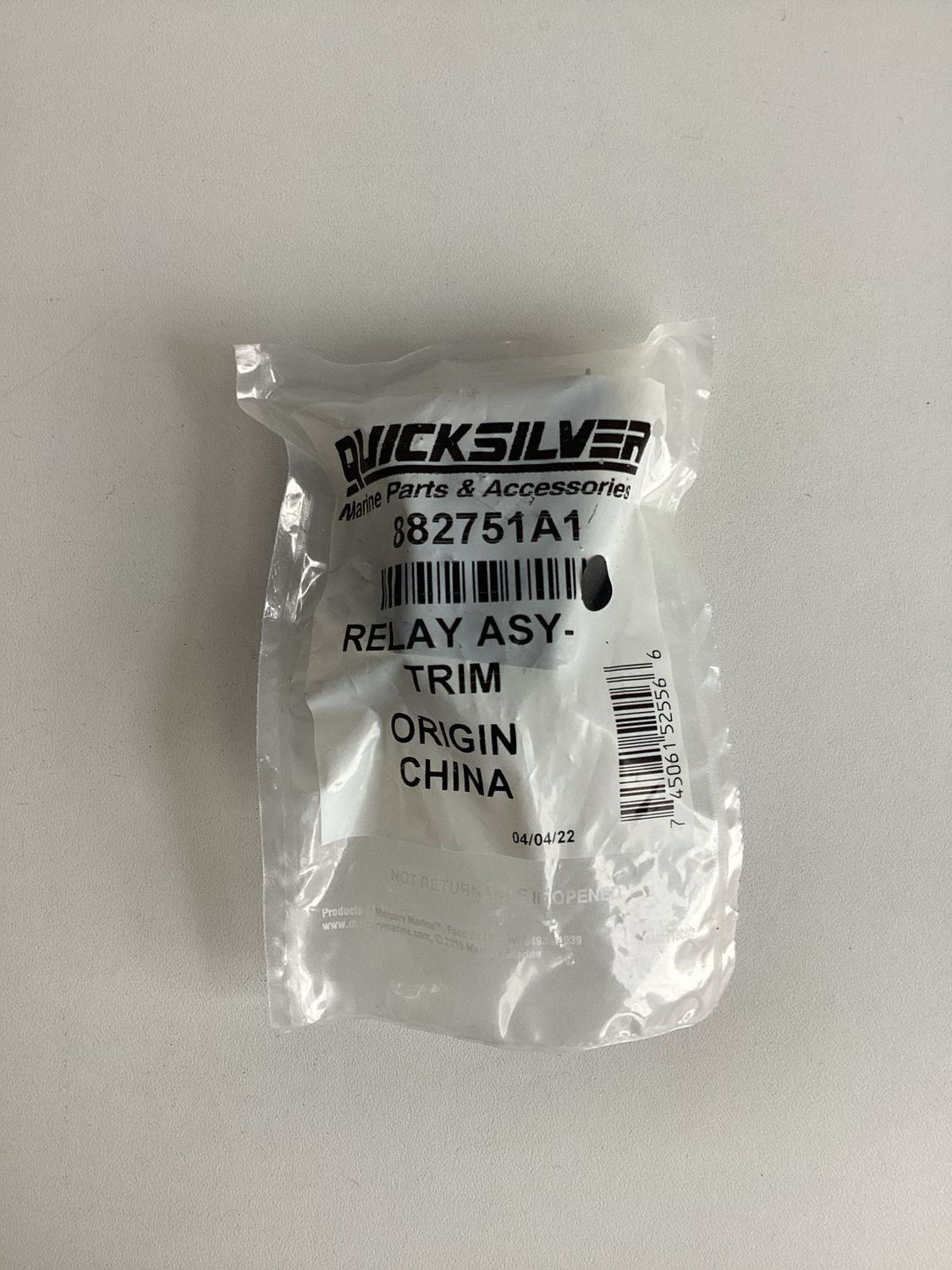 Quicksilver 882751A1 Relay Asy-Trim