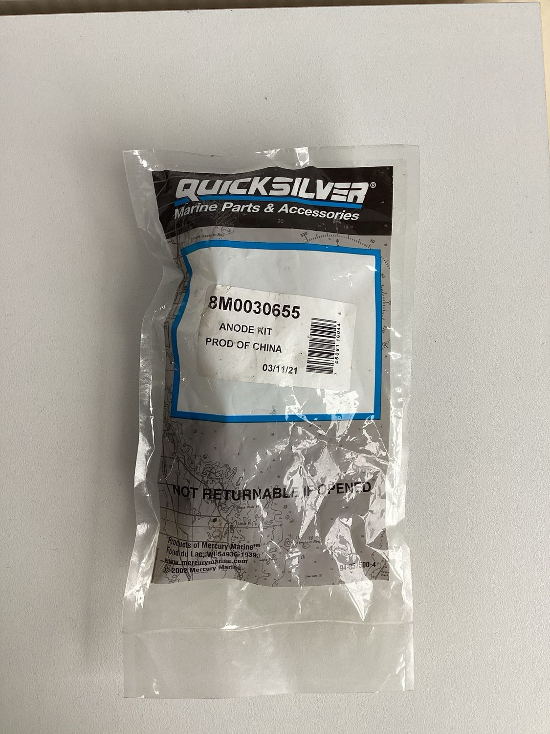 Quicksilver 8M0030655 Anode Kit