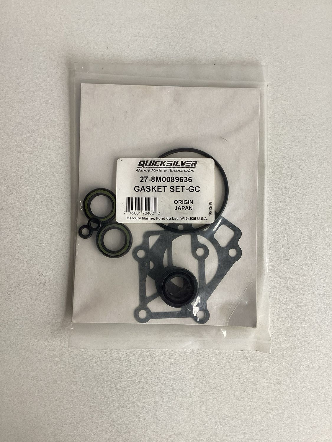 Quicksilver 8M0089636 Gasket Set-GC