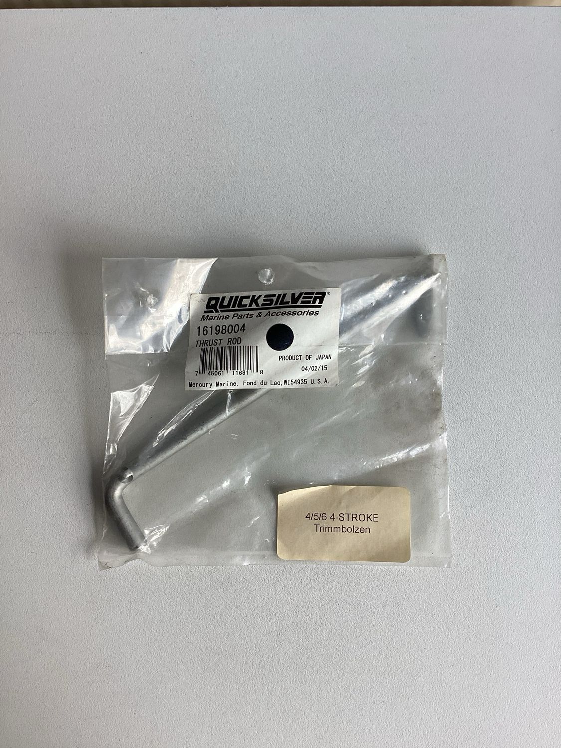 Quicksilver 16198004 Thrust Rod
