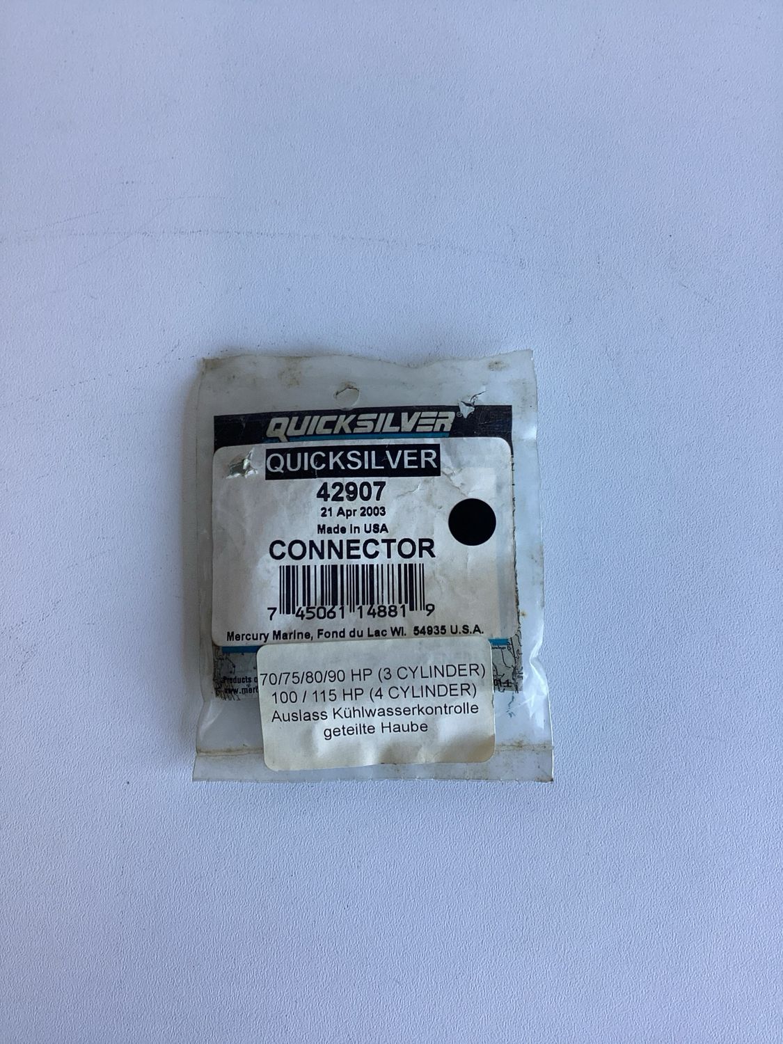 Quicksilver 42907 Connector