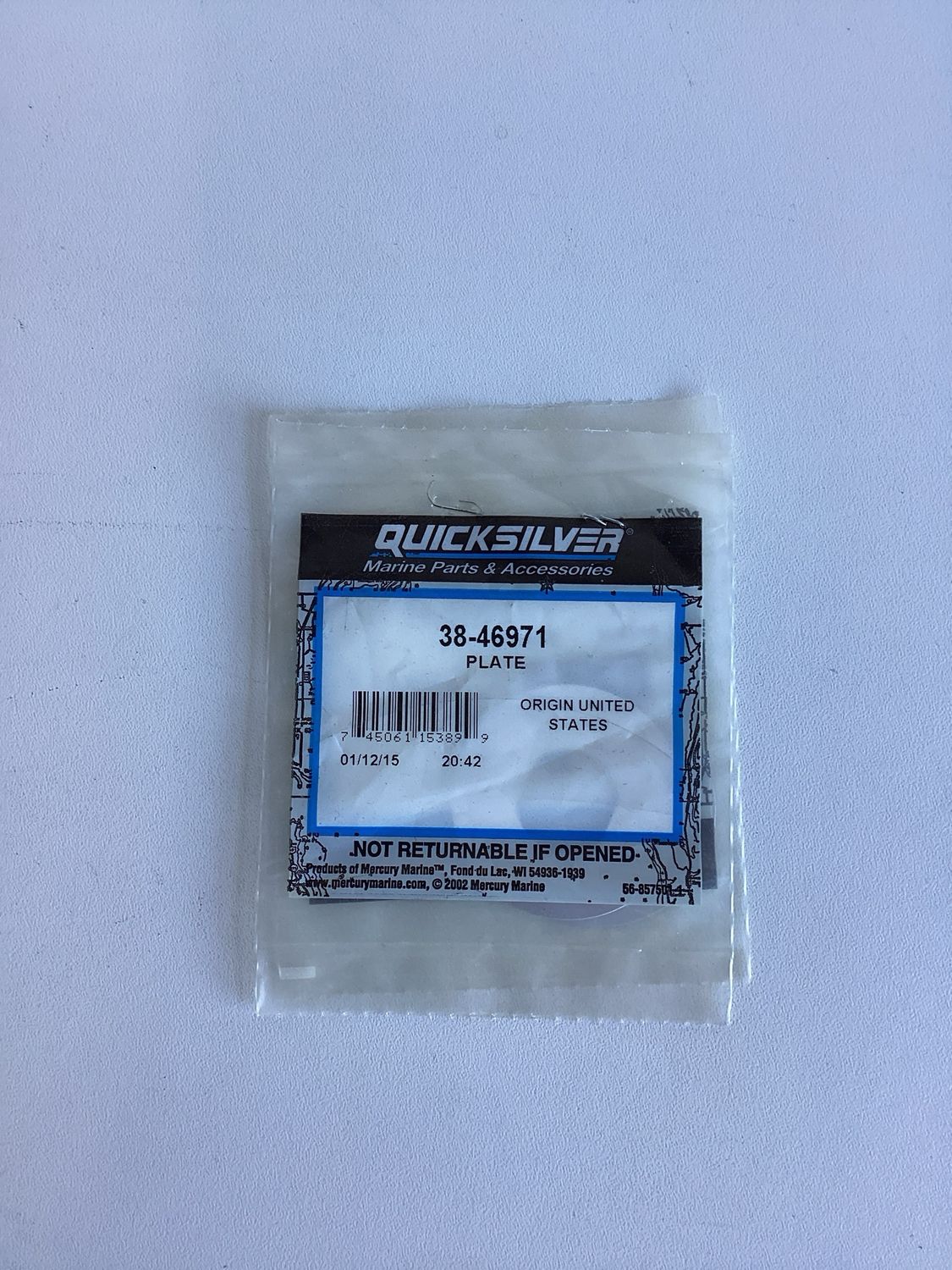 Quicksilver 46971 Plate