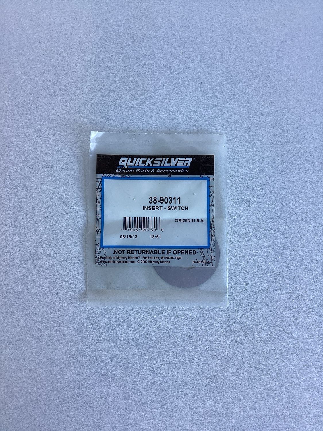Quicksilver 90311 Insert-Switch