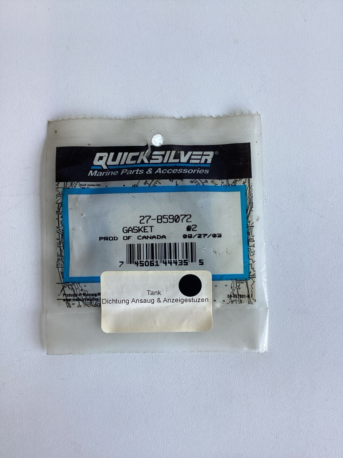 Quicksilver 859072 Gasket (VPE 2Stk.)
