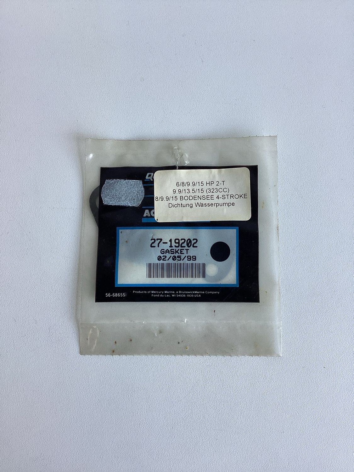 Quicksilver 19202 Gasket