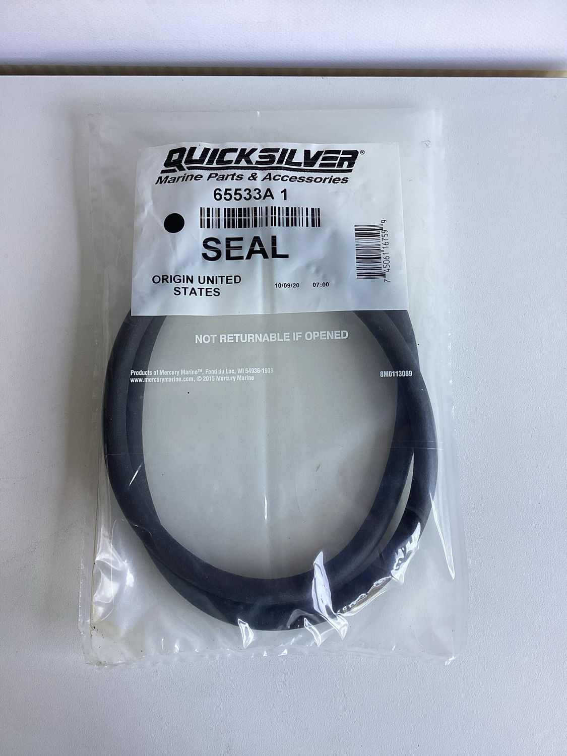Quicksilver 65533A1 Seal