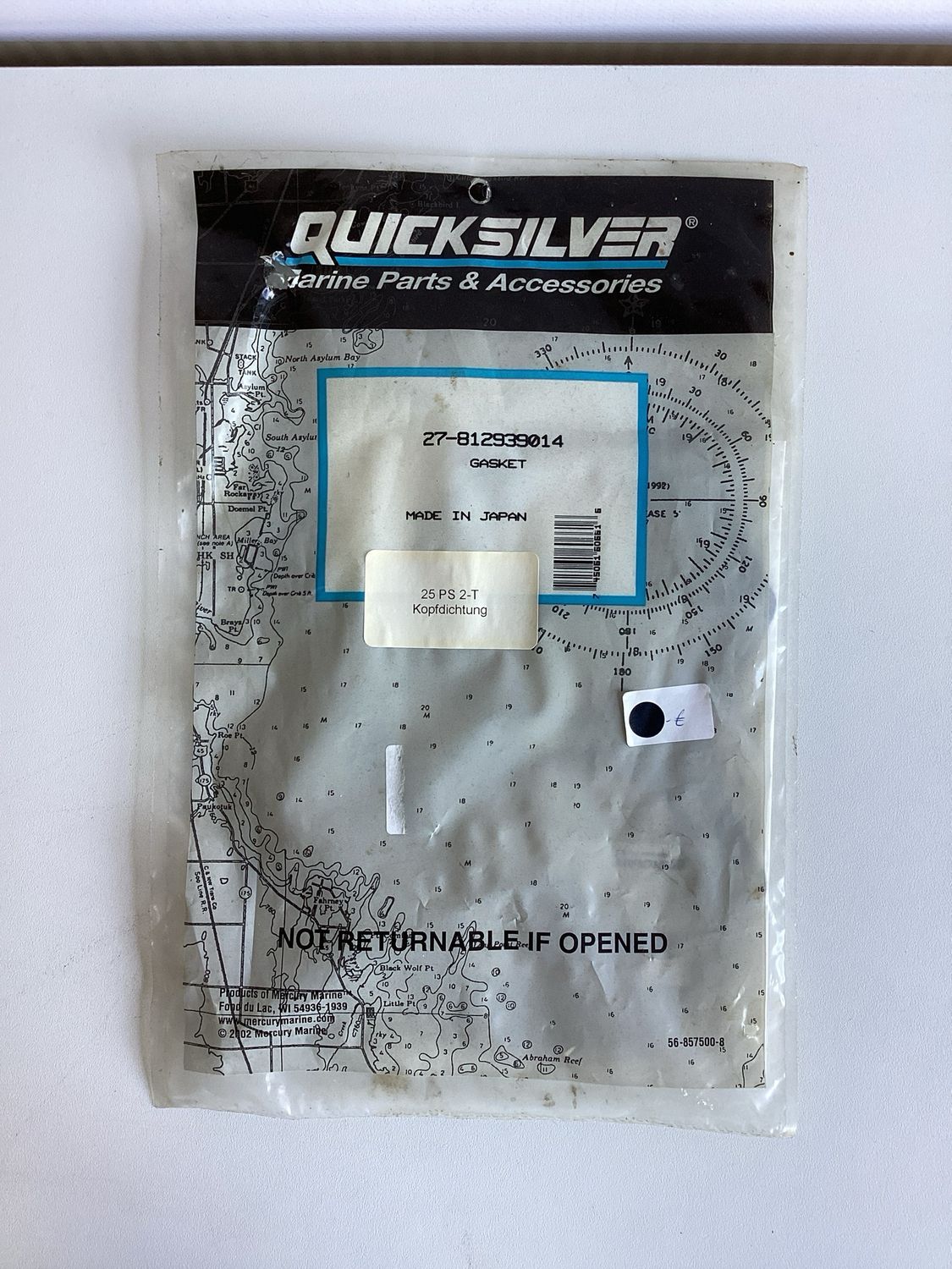 Quicksilver 812939014 Gasket