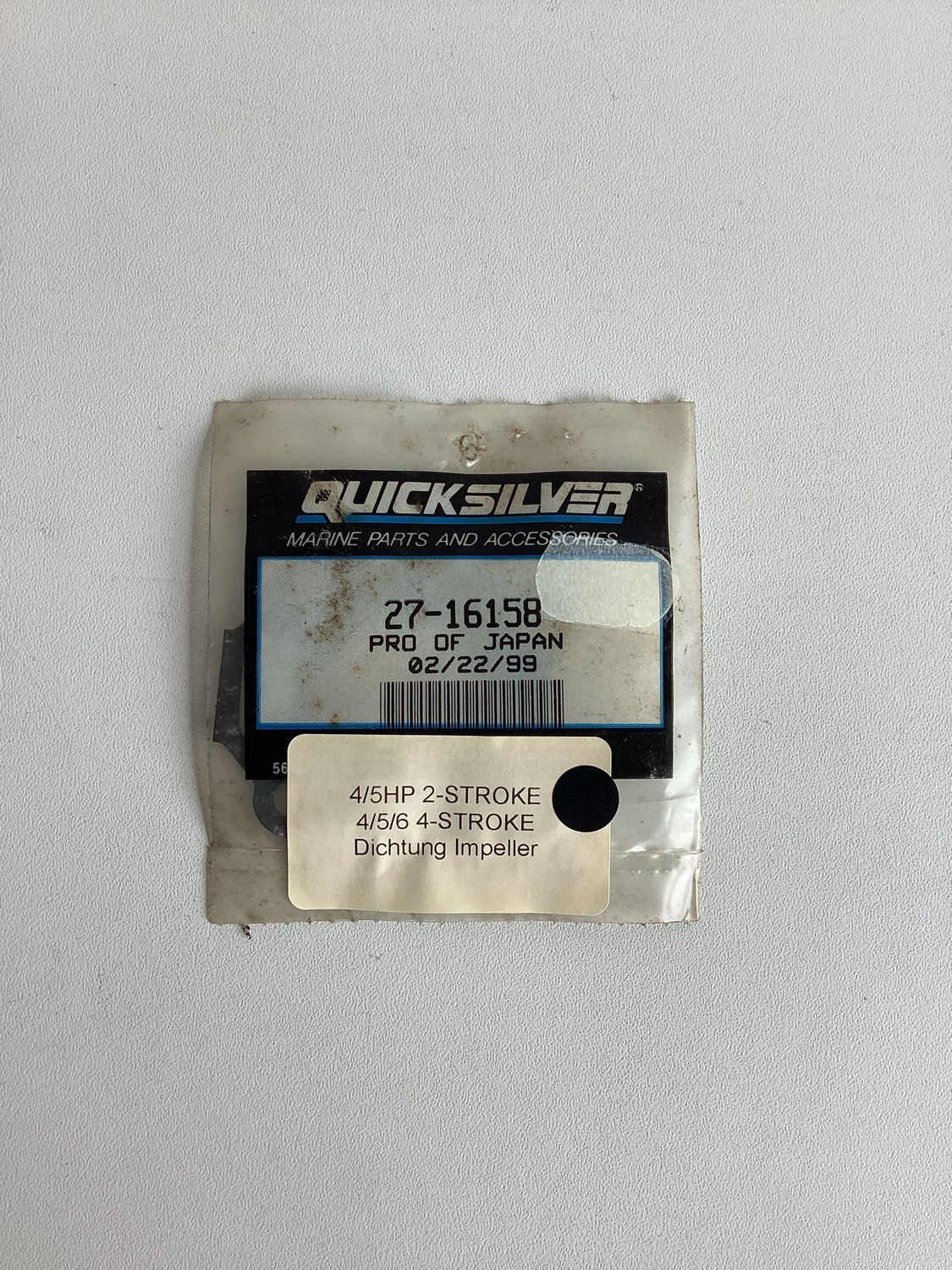 Quicksilver 16158 Gasket