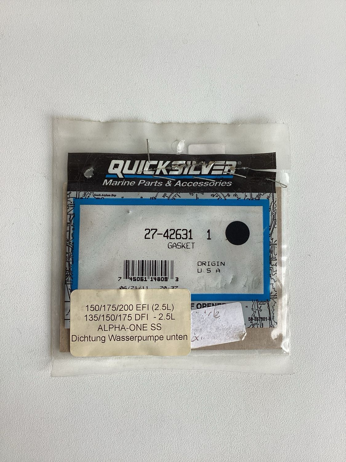 Quicksilver 426311 Gasket